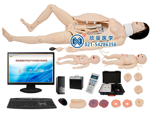 XM-F56高智能数字化妇产科技能训练系统,分娩与母子急救模拟人