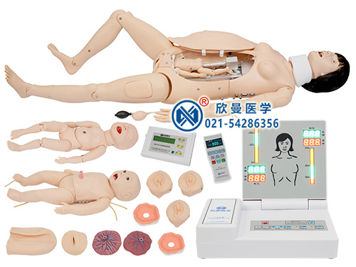 XM-F55高级分娩与母子急救模拟人模型