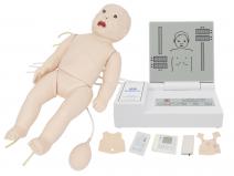 高级全功能婴儿护理模型（急救+护理+听诊+除颤+心电监护）