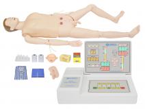 多功能急救护理训练模拟人（心肺复苏+基础护理/数码显示）